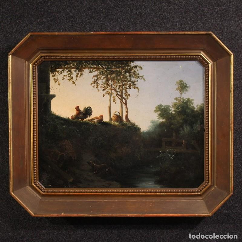 Arte: Pintura italiana del siglo XIX, paisaje rural
