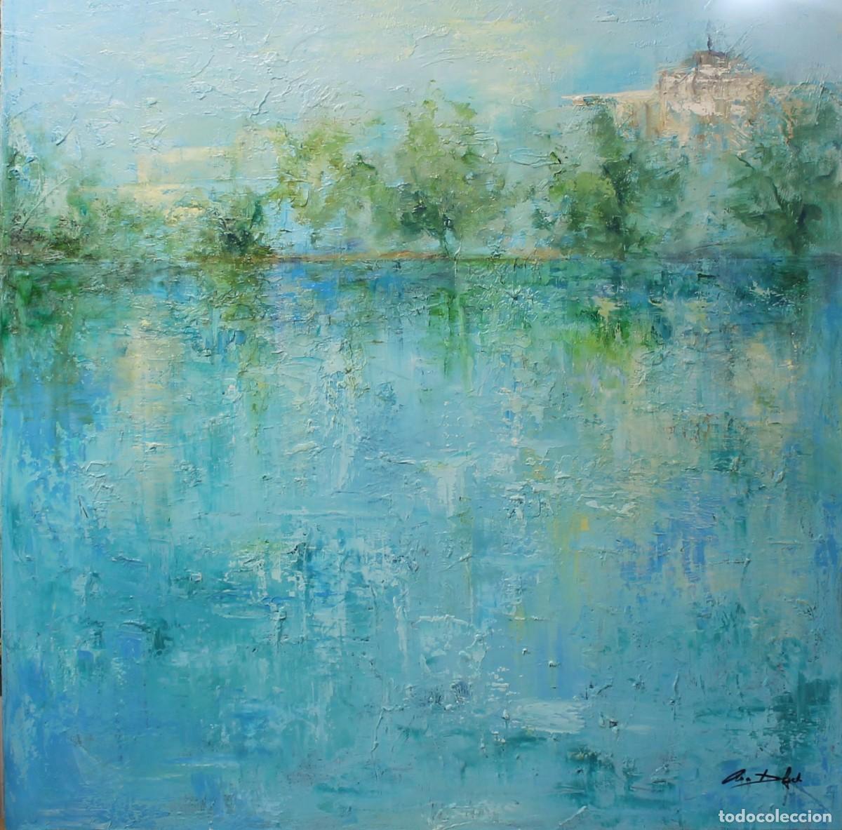 Arte: R&iacute;o grande - Ana Delgado - &Oacute;leo sobre lienzo