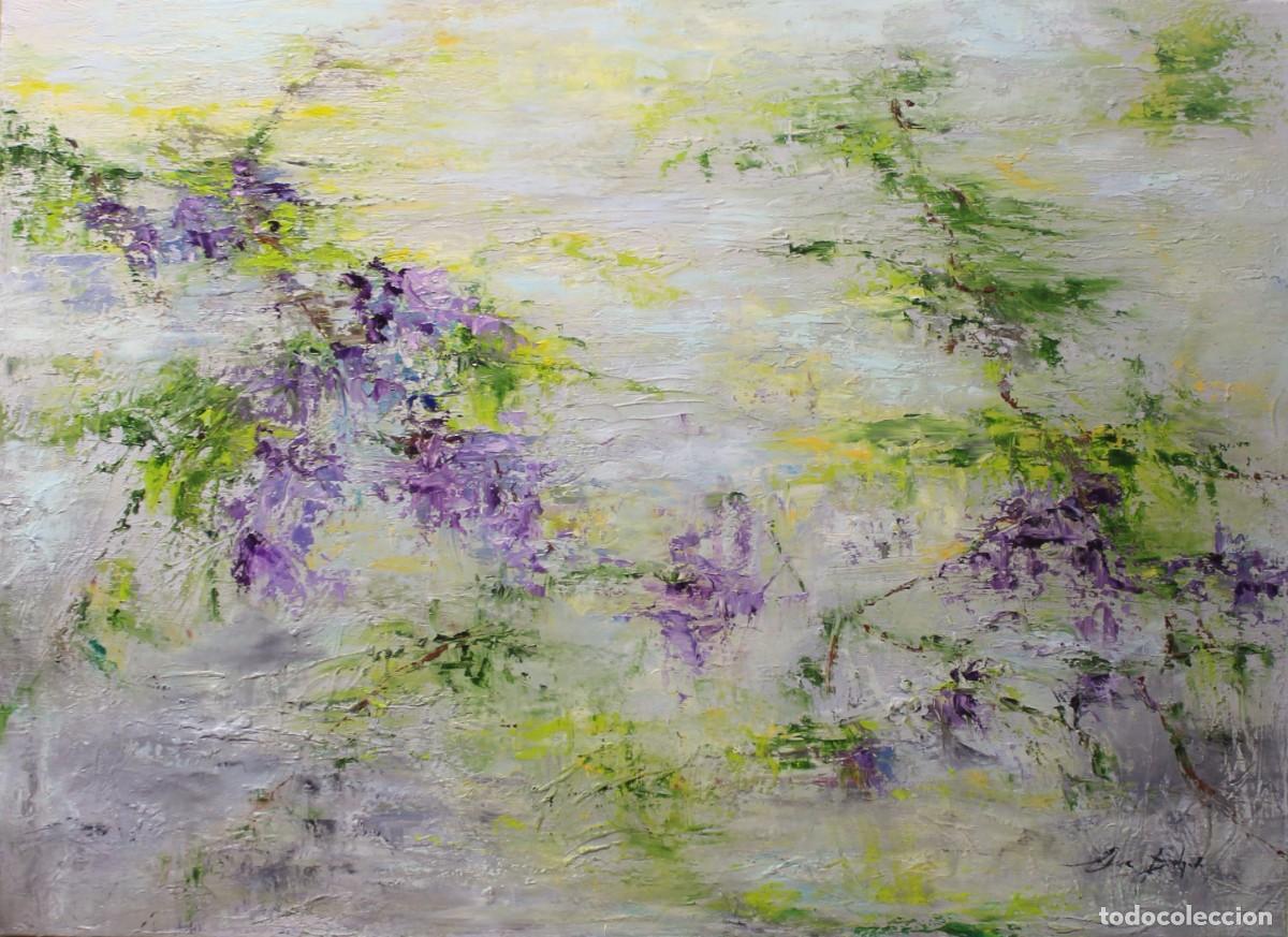 Arte: Jacaranda - Ana Delgado - &Oacute;leo sobre lienzo
