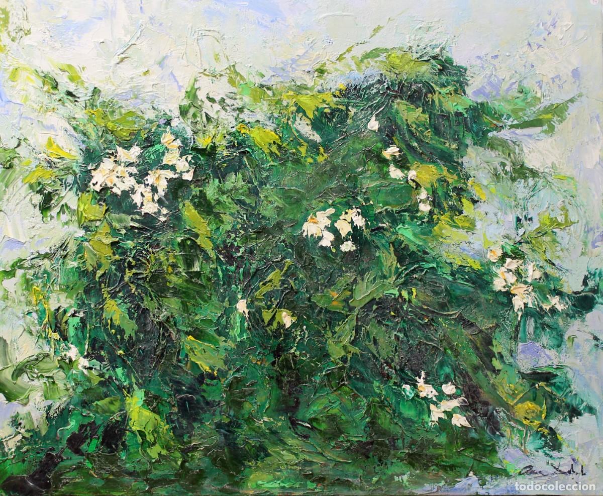 Arte: Naranjo - Ana Delgado - &Oacute;leo sobre lienzo