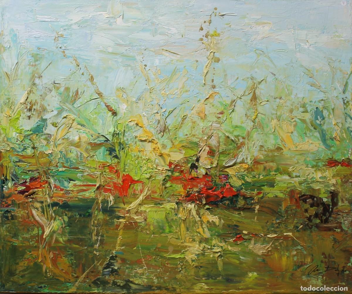 Arte: Flores silvestres - Ana Delgado - &Oacute;leo sobre lienzo