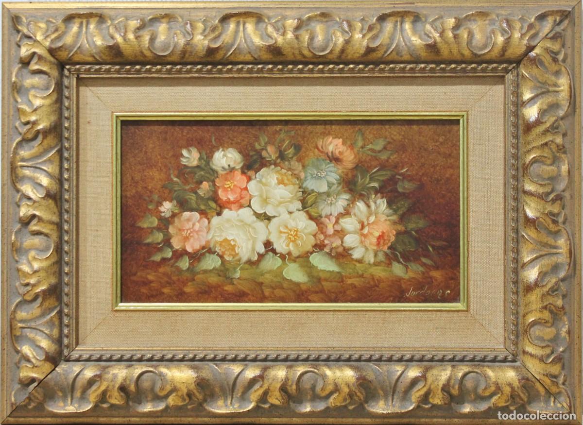 Arte: Flores - Jordaens - &Oacute;leo sobre tabla