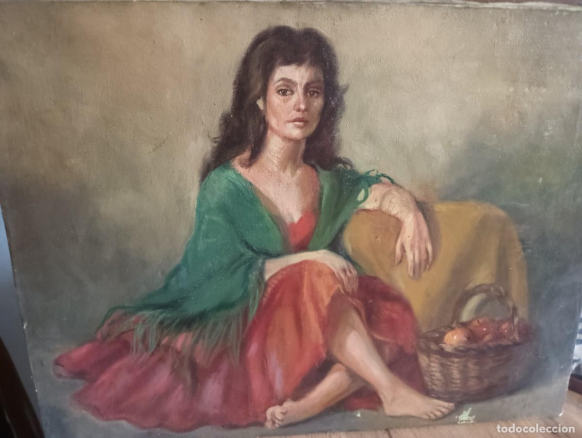 Arte: Obra al oleo javier Ripol 1934 - Foto 1