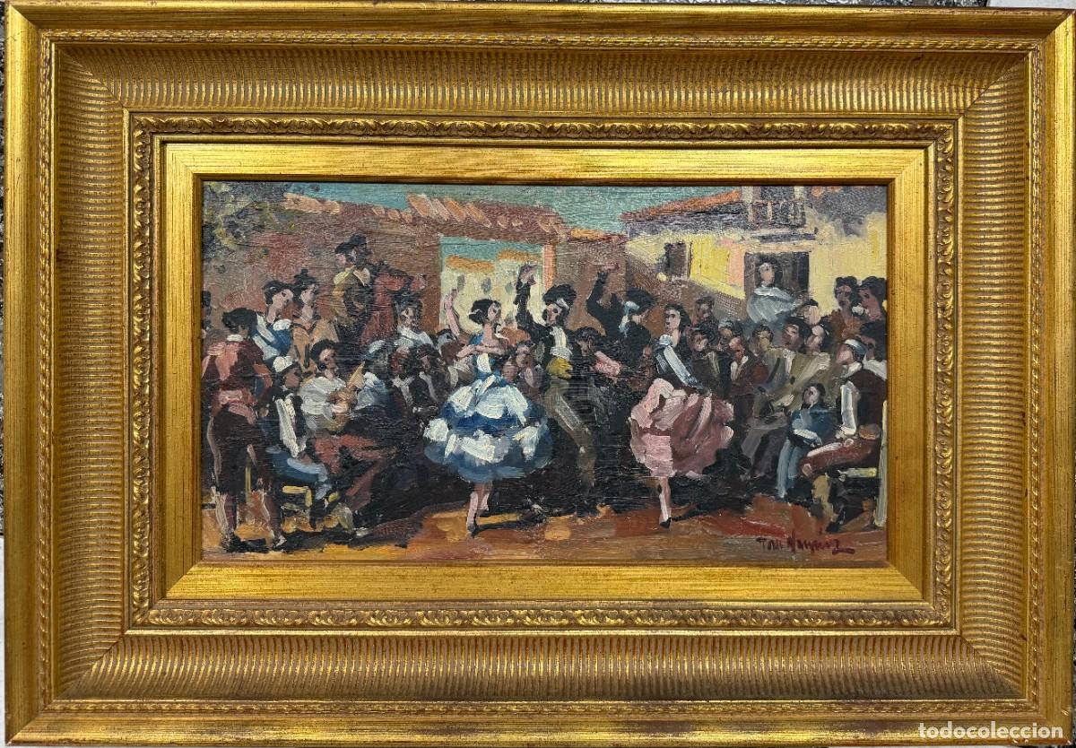 Arte: Salvador Torres Narv&aacute;ez , M&aacute;laga , &oacute;leo sobre tabla ,