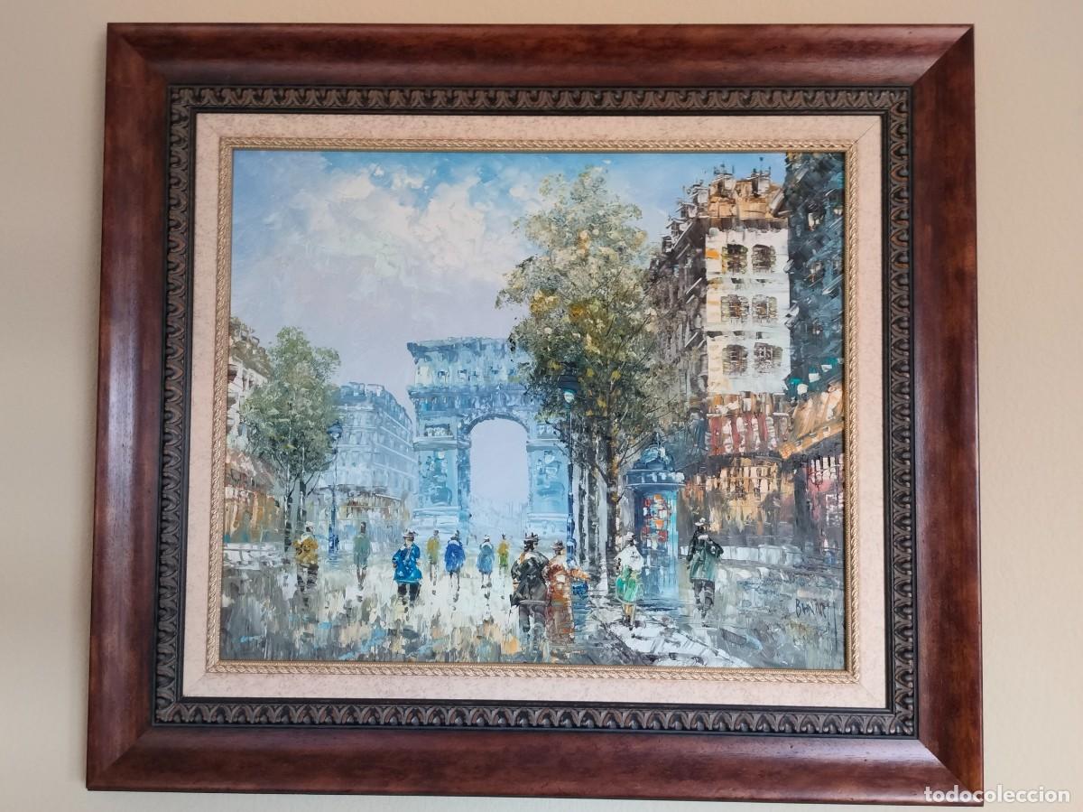Arte: Pintura al &oacute;leo &rdquo;Arc du Triomf&rdquo; de Caroline Burnett