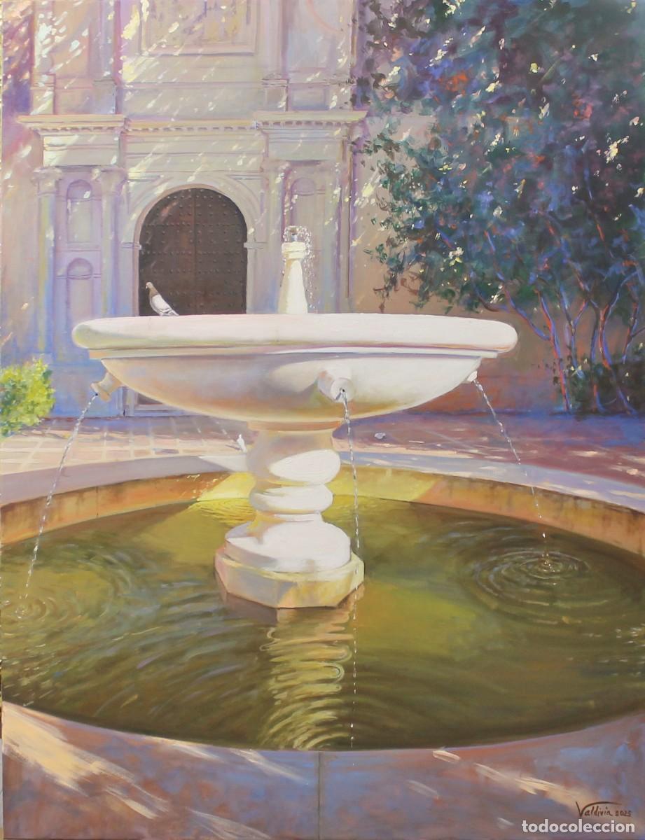 Arte: Plaza de Santa Isabel (Sevilla) - Jos&eacute; Luis Valdivia - &Oacute;leo sobre lienzo