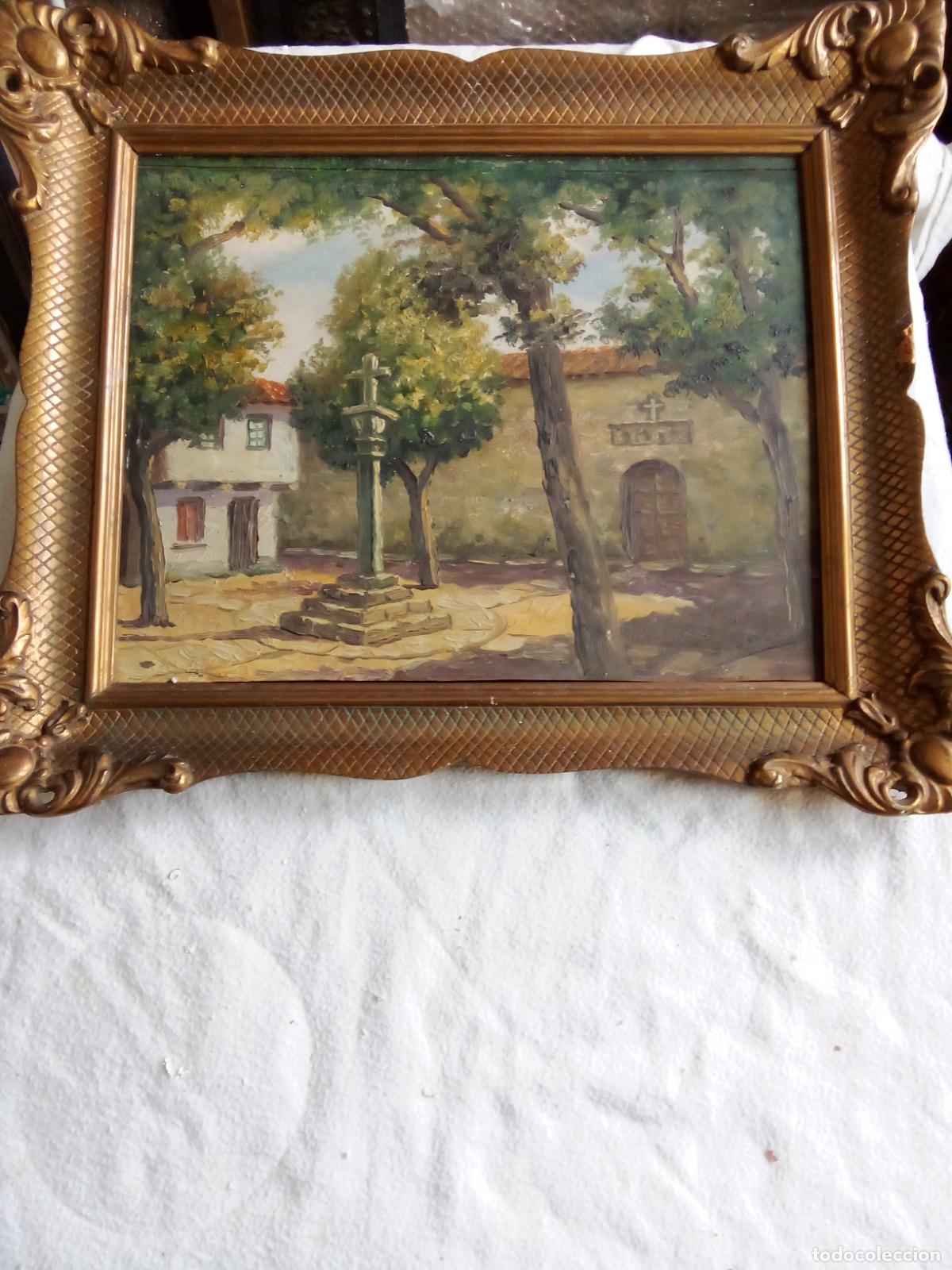 Arte: VISTA DE UNA PLAZA. 1/2 S.XX.