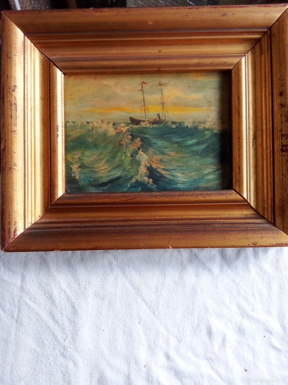 Arte: PAREJA DE MARINAS. S.XIX.
