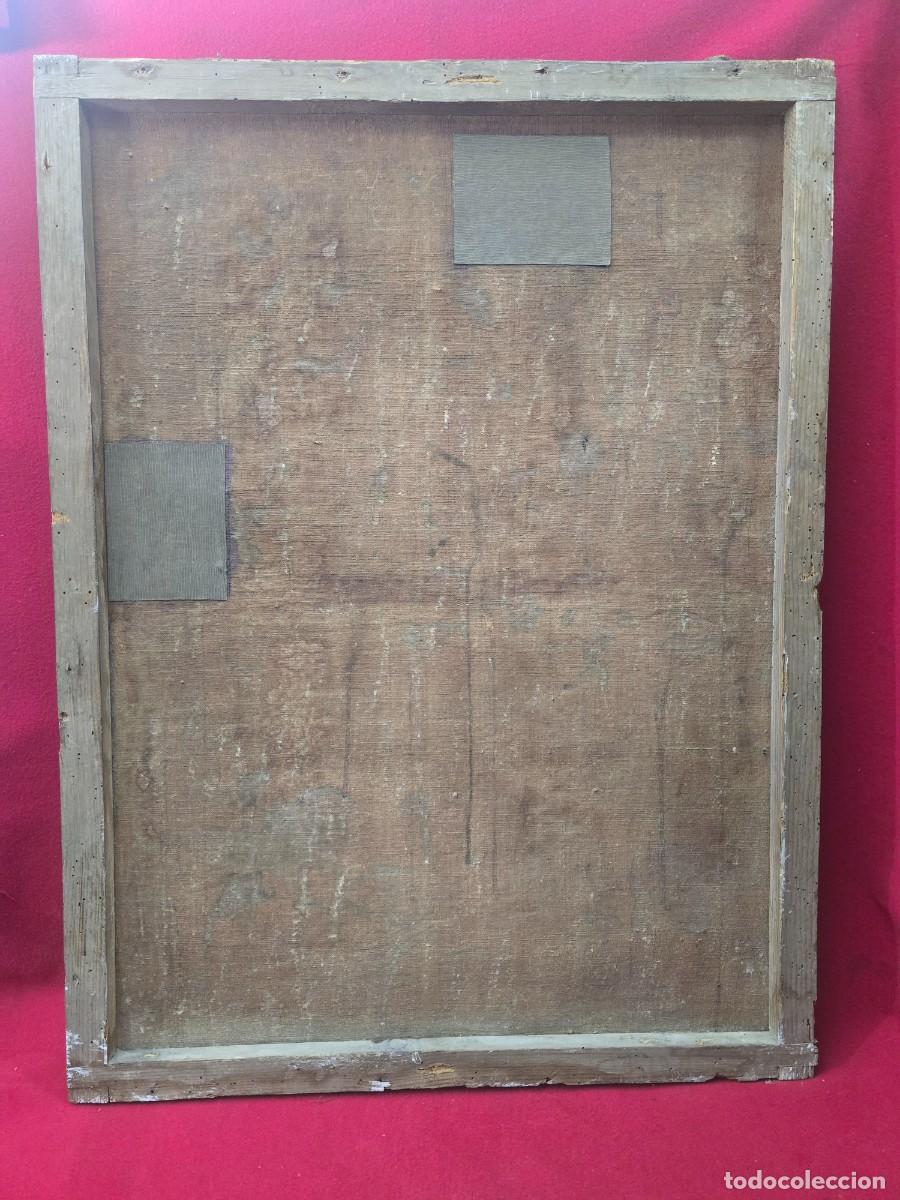Arte: CUADRO ANTIGUO CON ESCUDO HERALDICO - Foto 7