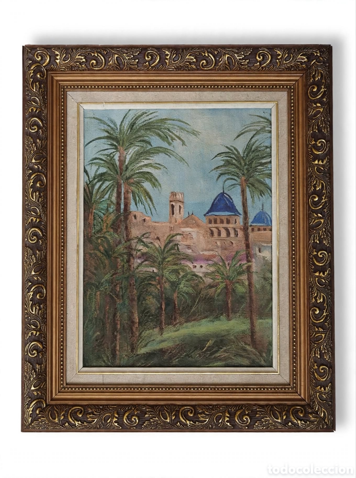 Arte: Pareja de cuadros al &oacute;leo - Paisajes de la provincia de Alicante &Oacute;leos del pintor P.Ramos