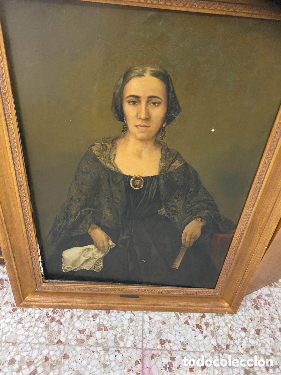 Arte: Uruguay oil painting ?? Of a woman