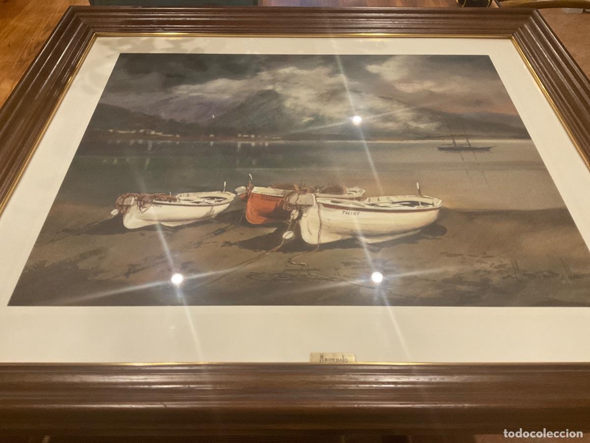 Arte: Cuadro Marina del pintor Manuel Bordallo