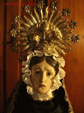 Arte: VIRGEN DOLOROSA - VER&Oacute;NICA 1800 - Foto 1