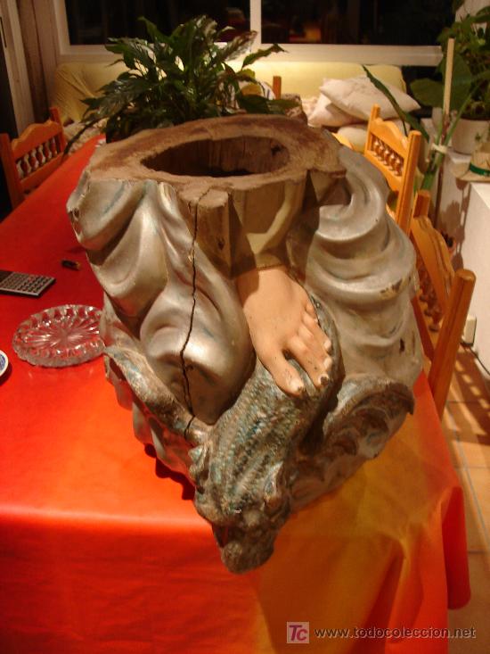 Arte: TALLA pie inmaculada concepci&oacute;n - Foto 1