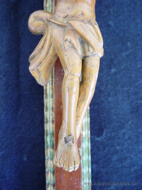 Arte: Oratorio, con Cristo crucificado e dois Santos, sec 19 - Foto 8