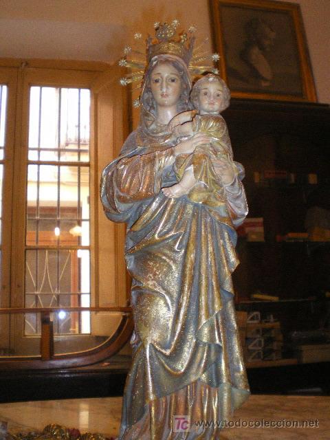 Arte: VIRGEN DEL CARMEN  A&Ntilde;O 1950 - Foto 1