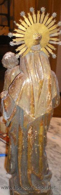 Arte: VIRGEN DEL CARMEN  A&Ntilde;O 1950 - Foto 4