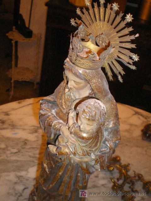 Arte: VIRGEN DEL CARMEN  A&Ntilde;O 1950 - Foto 2