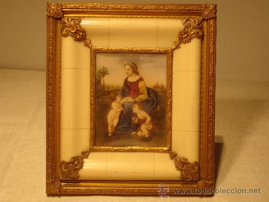 Arte: VIRGEN CON SAN JUANITO Y JES&Uacute;S - Foto 3