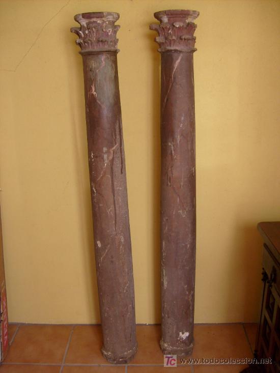 Arte: 2 columnas columna retablo - Foto 1