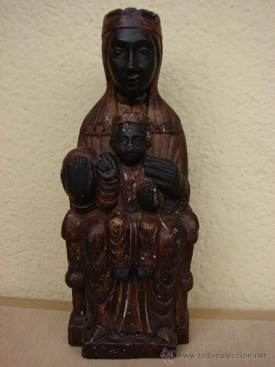 Arte: VIRGEN CON NI&Ntilde;O. ESTUCO - Foto 1