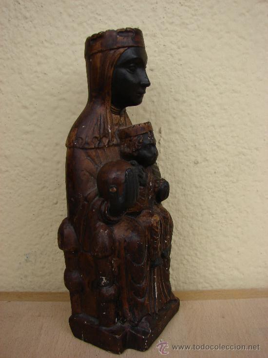 Arte: VIRGEN CON NI&Ntilde;O. ESTUCO - Foto 2