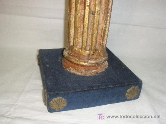 Arte: COLUMNA DE MADERA DEL XVII - Foto 3