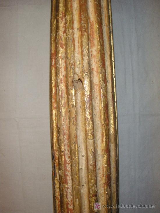 Arte: COLUMNA DE MADERA DEL XVII - Foto 2