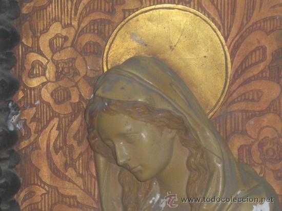Arte: BONITO PLAF&Oacute;N CON IMAGEN DE LA VIRGEN. - Foto 3