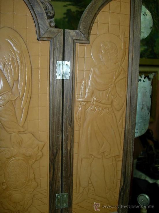 Arte: triptico cuero repujado - Foto 14