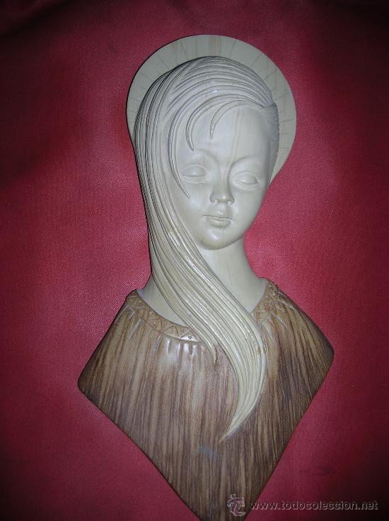 Arte: BUSTO   VIRGEN      (  Escayola) - Foto 1