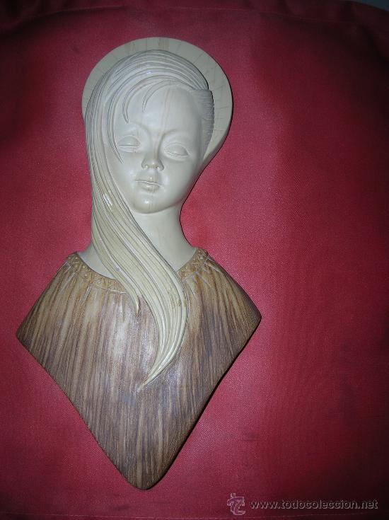 Arte: BUSTO   VIRGEN      (  Escayola) - Foto 2