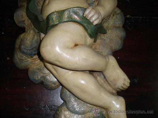 Arte: angel en pasta de madera - Foto 2