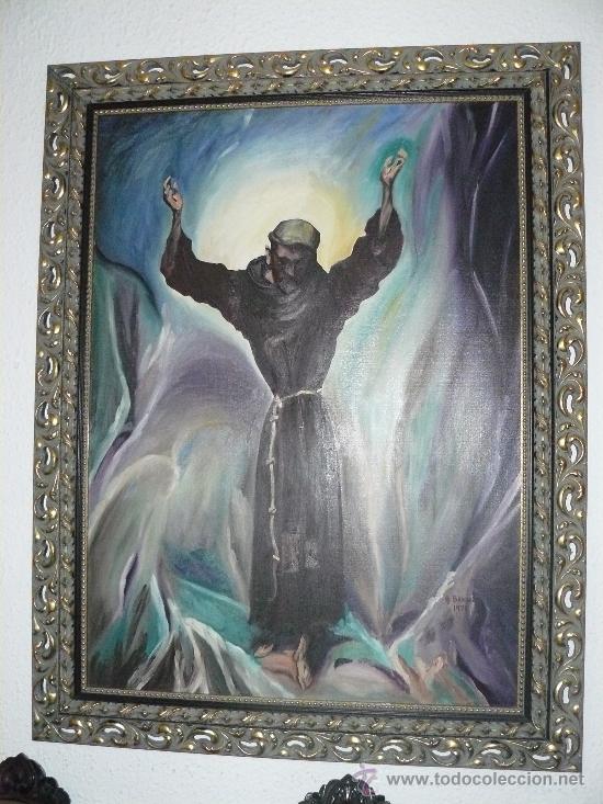 Arte: Cuadro al oleo de san Francisco - Foto 2