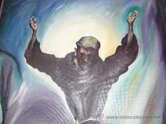Arte: Cuadro al oleo de san Francisco - Foto 3