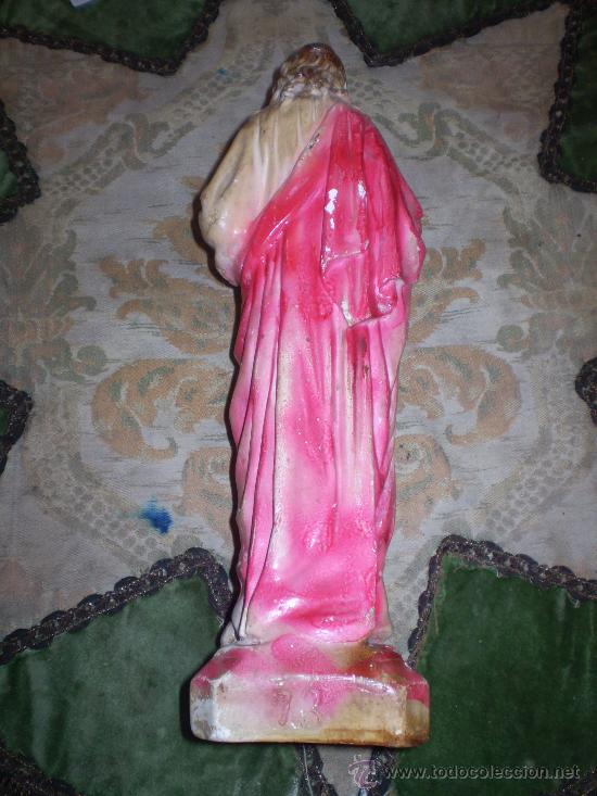 Arte: CORAZON DE JESUS S XIX EN YESO - Foto 2