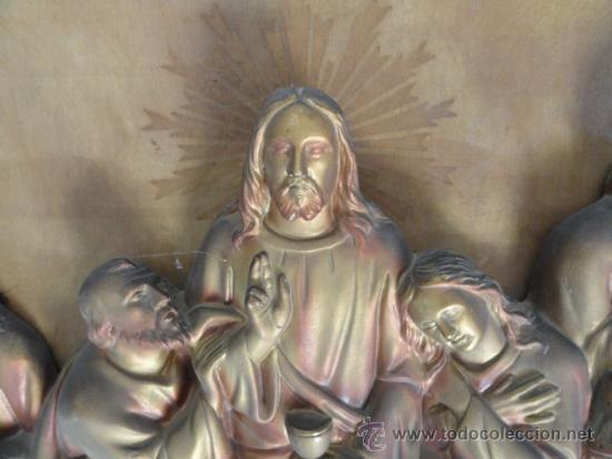 Arte: CUADRO SANTA CENA DE ESTUCO. - Foto 3