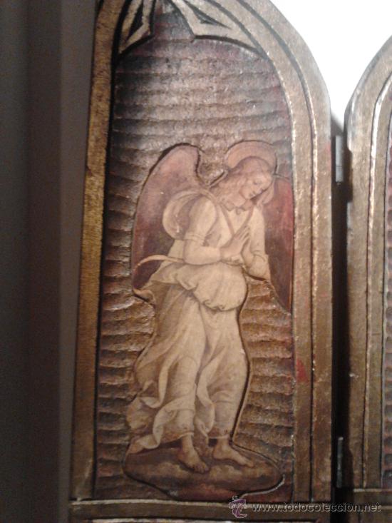 Arte: TR&Iacute;PTICO  VIRGEN CON NI&Ntilde;O - Foto 3