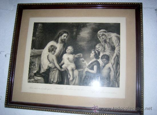 Arte: GRABADO RELIGIOSO S XIX - Foto 1