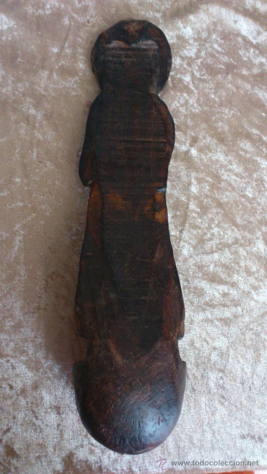 Arte: Santo de madera tallada. - Foto 3