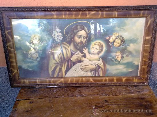 Arte: antiguo y precioso cuadro. - Foto 2
