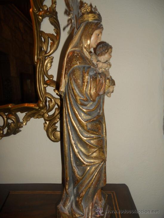 Arte: VIRGEN DEL CARMEN  A&Ntilde;O 1950 - Foto 7