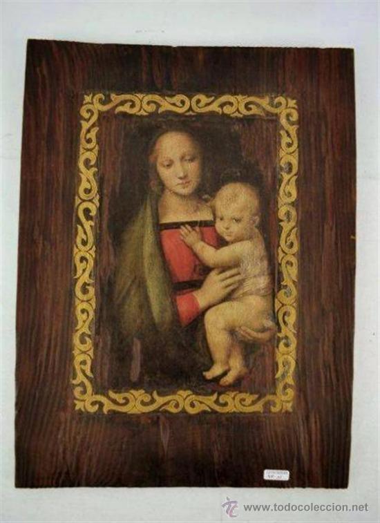 Arte: una litografia impresa en una tabla - Foto 1