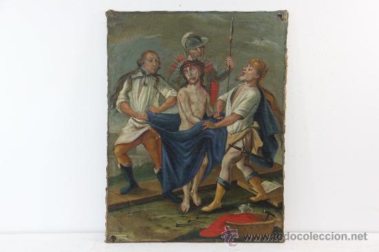 Arte: Escena Viacrucis. 1760 - Foto 1
