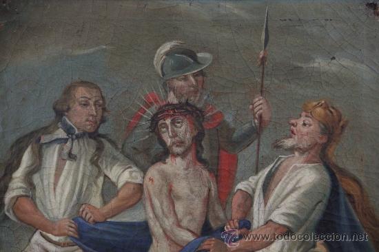 Arte: Escena Viacrucis. 1760 - Foto 2