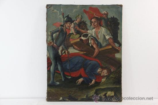 Arte: Escena del Viacrucis. 1760 - Foto 1