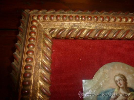 Arte: oleo sobre cobre virgen inmaculada - Foto 6