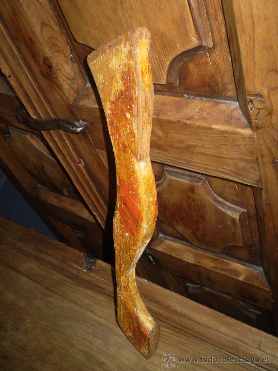 Arte: RESTO DE RETABLO S XVIII - Foto 1