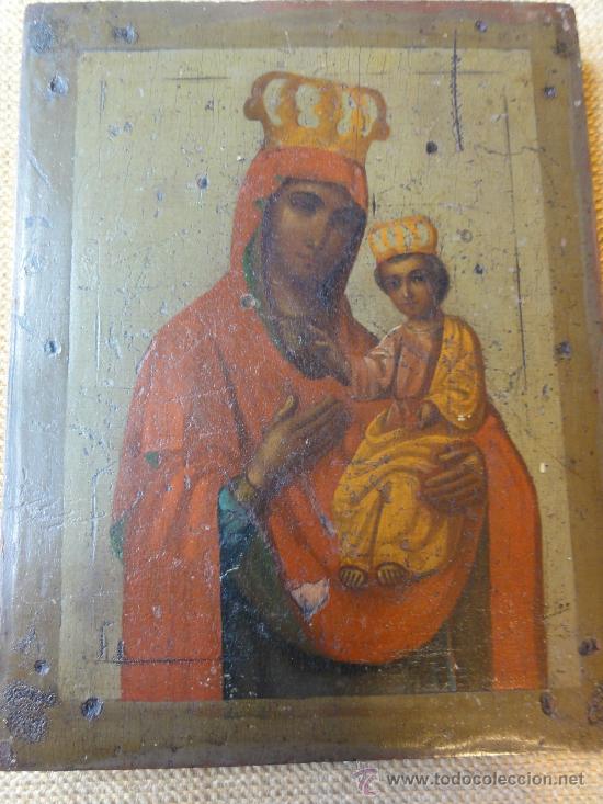 Arte: ICONO VIRGEN CON NI&Ntilde;O - Foto 1