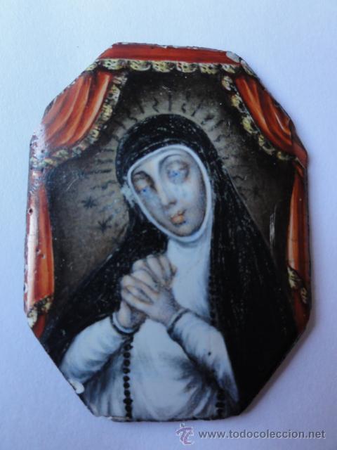 Arte: La Paloma Virgen de esmalte - Foto 1